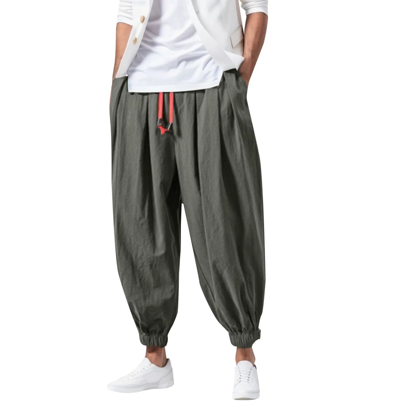 Harajuku Oversized Harem Pants for Men – Japanese Streetwear Style