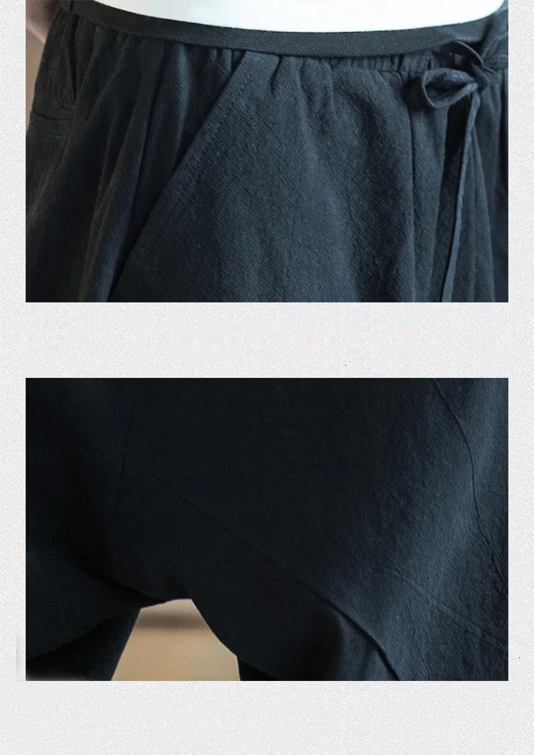 Harajuku Cotton Summer Harem Pants - Harem Pants Men