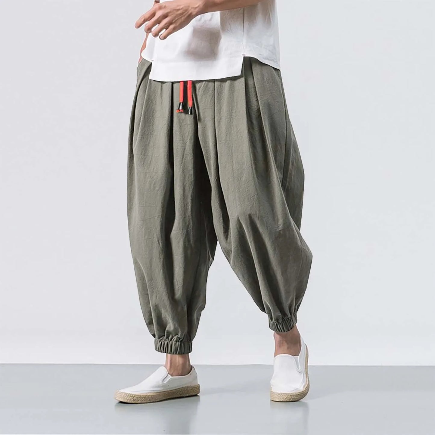 Harajuku Oversized Harem Pants for Men – Japanese Streetwear Style