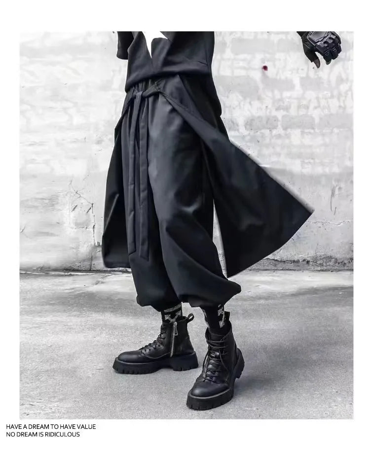 Darkstyle Patchwork Samurai Pant - Harem Pants Men