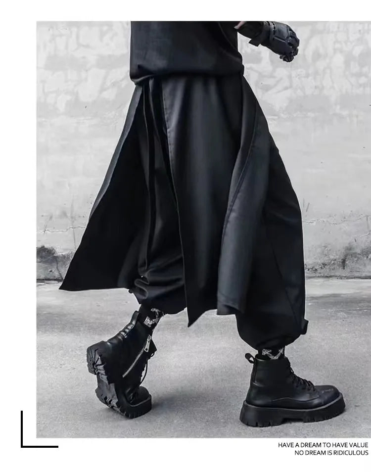 Darkstyle Patchwork Samurai Pant - Harem Pants Men