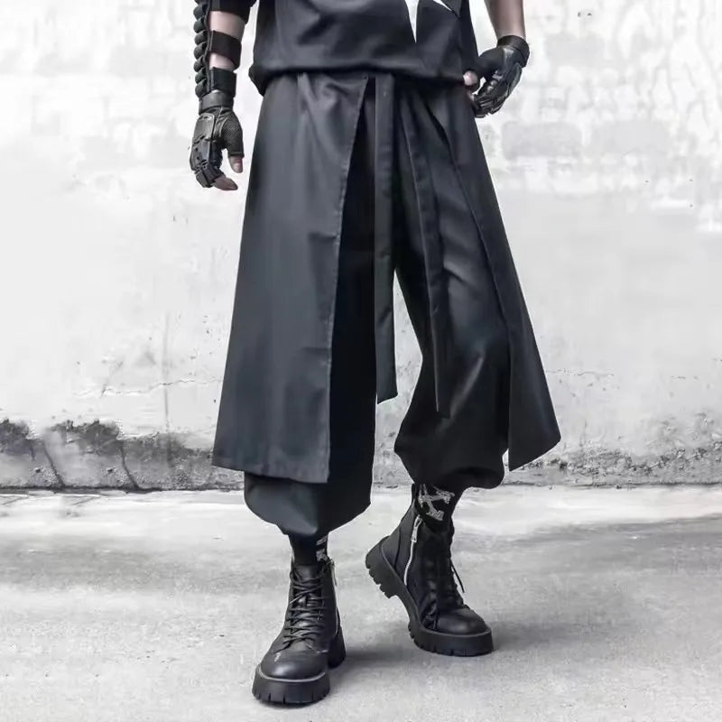 Darkstyle Patchwork Samurai Pant - Harem Pants Men