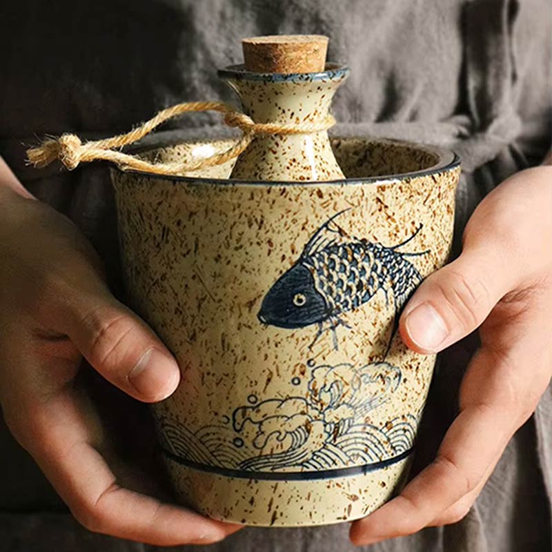 Sake Drinking Set - Harem Pants Men