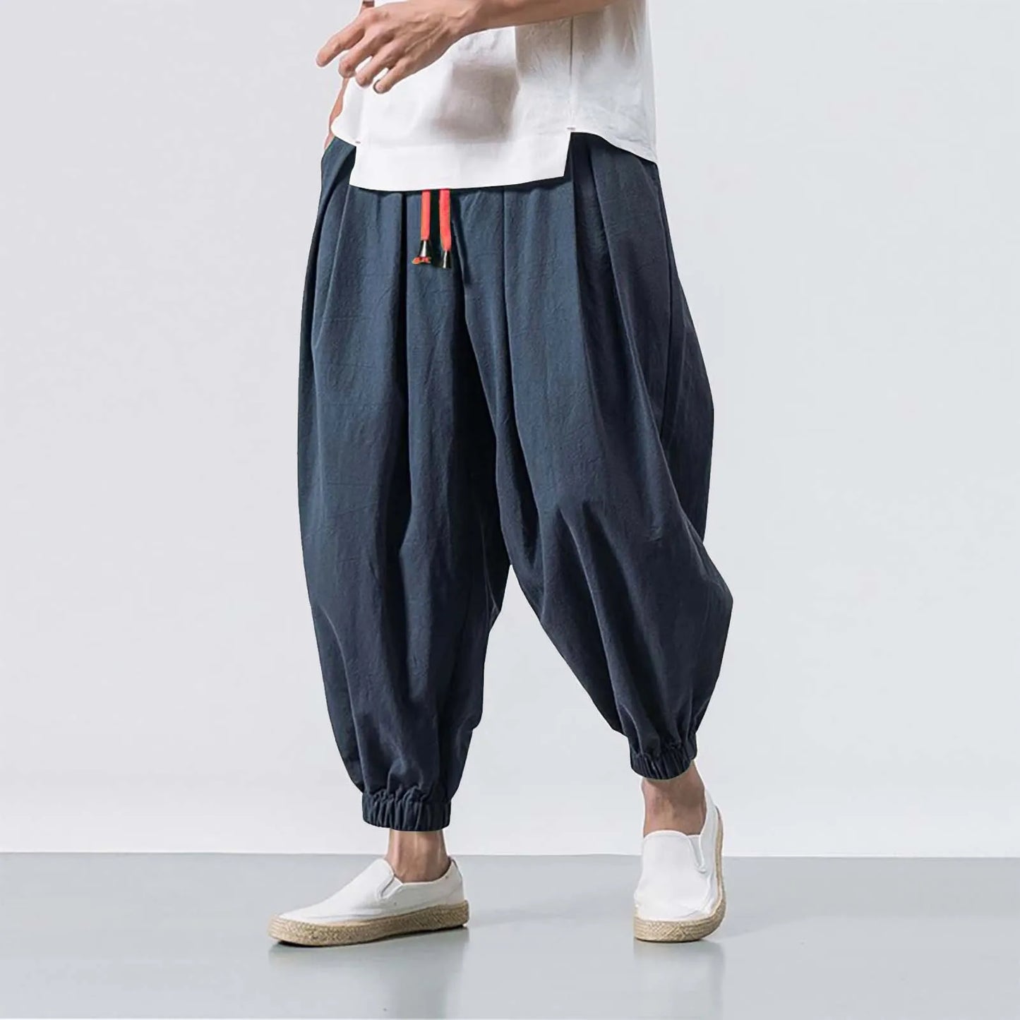 Harajuku Oversized Harem Pants for Men – Japanese Streetwear Style