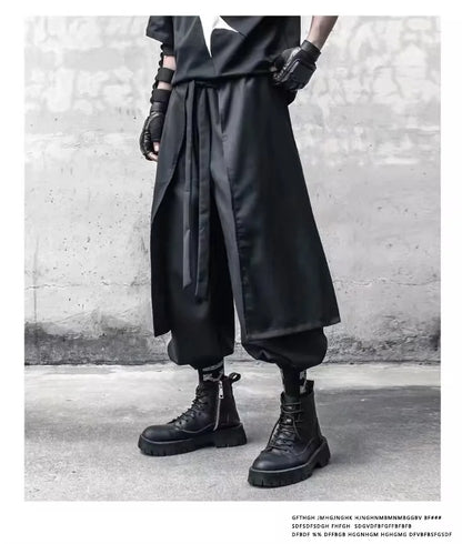 Darkstyle Patchwork Samurai Pant - Harem Pants Men