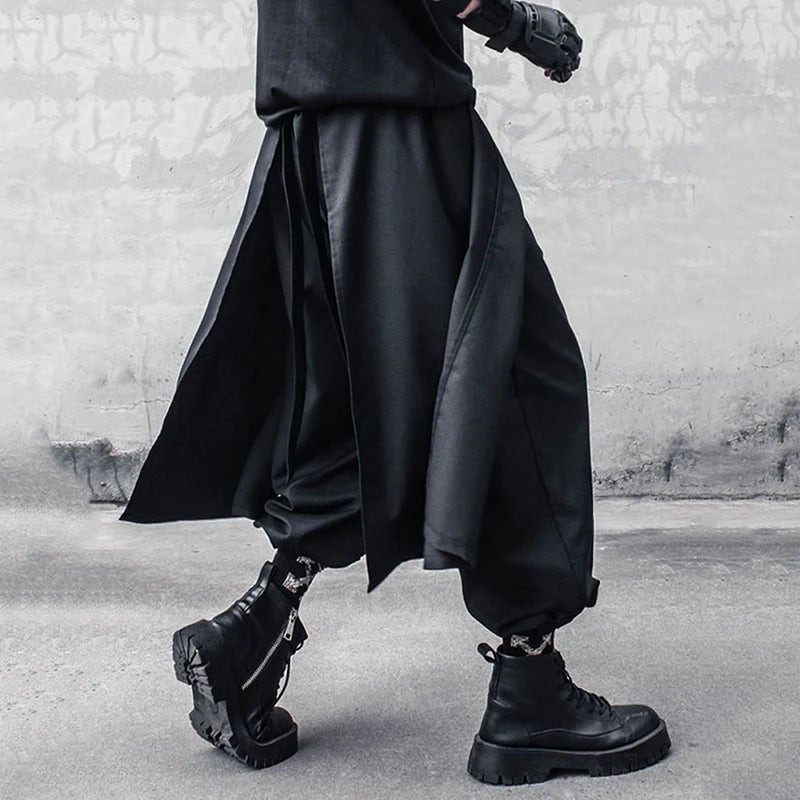Darkstyle Patchwork Samurai Pant - Harem Pants Men