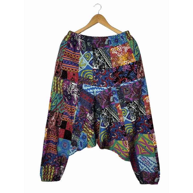 Patchwork Heritage Jogger – Harem Pants Men Style - Harem Pants Men