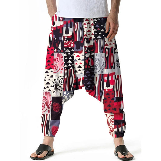 Harem Pants Men – Printed Rhythm Flow Pants