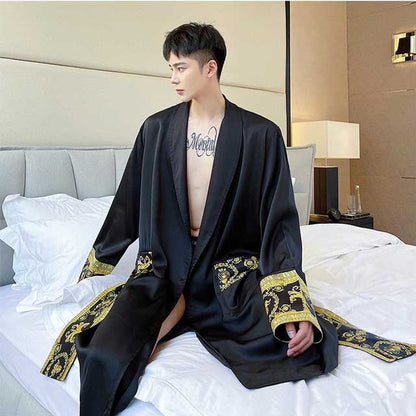 Soft Japanese Nightgown - Harem Pants Men