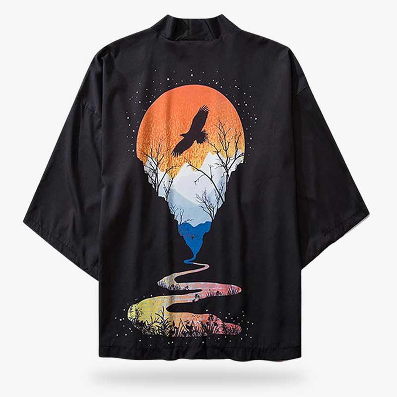 Streetwear Kimono - Harem Pants Men