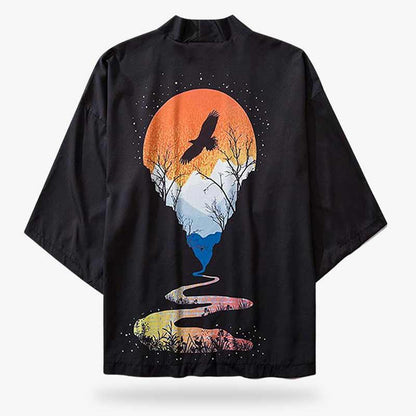 Streetwear Kimono - Harem Pants Men