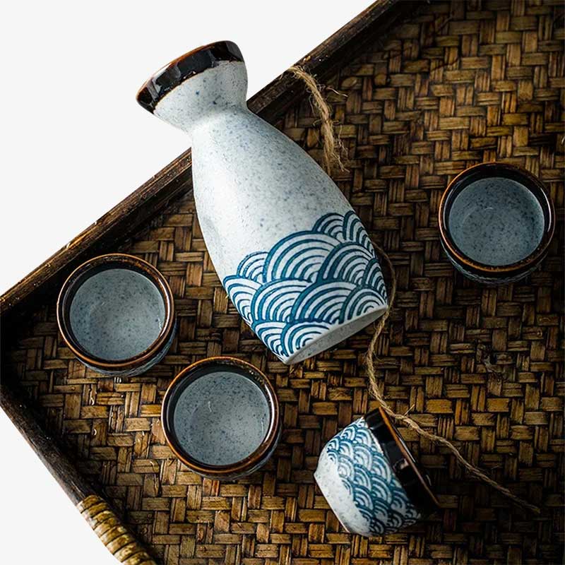 Vintage Sake Set - Harem Pants Men