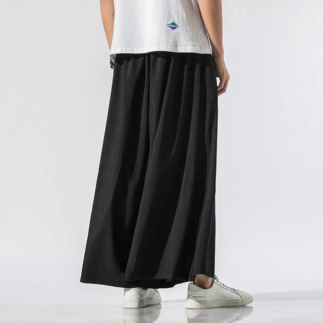 Wide Leg Hakama - Harem Pants Men