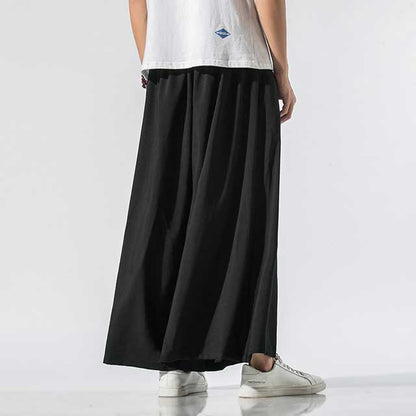 Wide Leg Hakama - Harem Pants Men