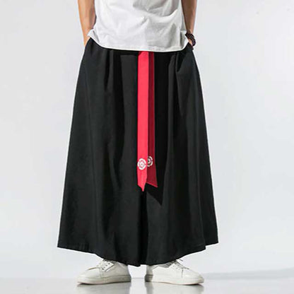 Wide Leg Hakama - Harem Pants Men
