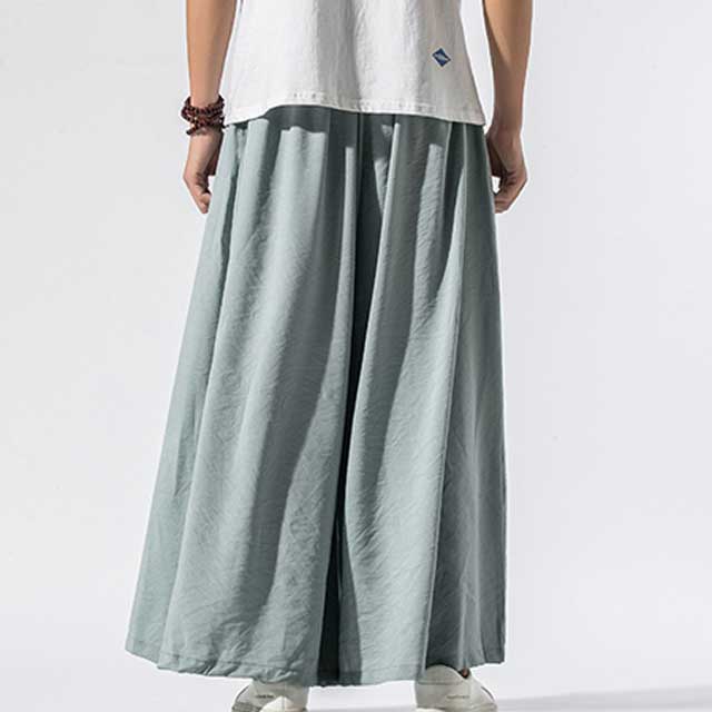 Wide Leg Hakama - Harem Pants Men