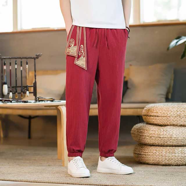Japanese Kimono Pants - Harem Pants Men