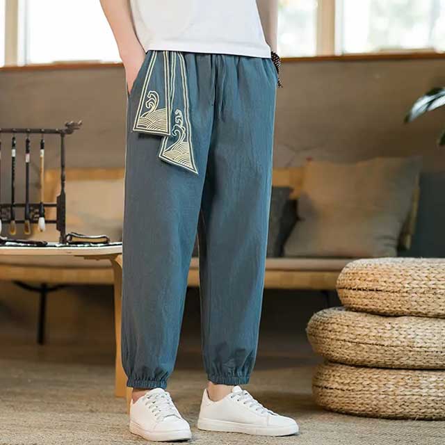 Japanese Kimono Pants - Harem Pants Men
