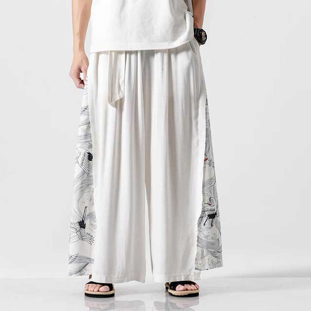 Harajuku Hakama Trousers - Harem Pants Men