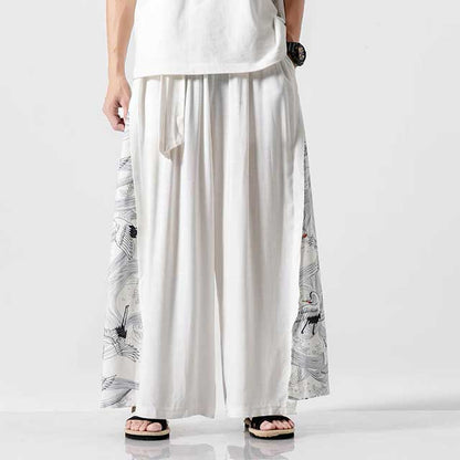 Harajuku Hakama Trousers - Harem Pants Men
