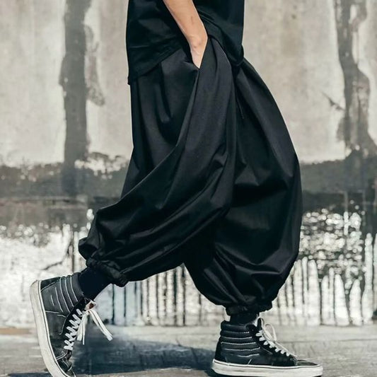 Jogger Hakama Trousers - Harem Pants Men