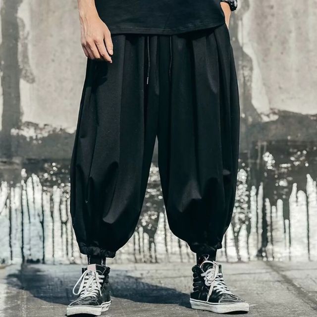 Jogger Hakama Trousers - Harem Pants Men